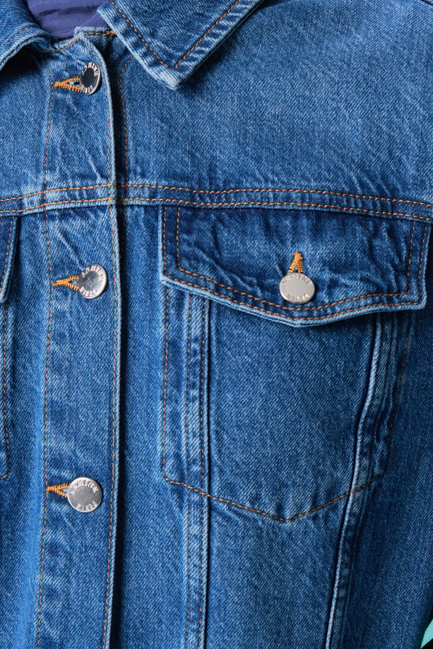 Armine Denim Ceket 24YD3415 Mavi