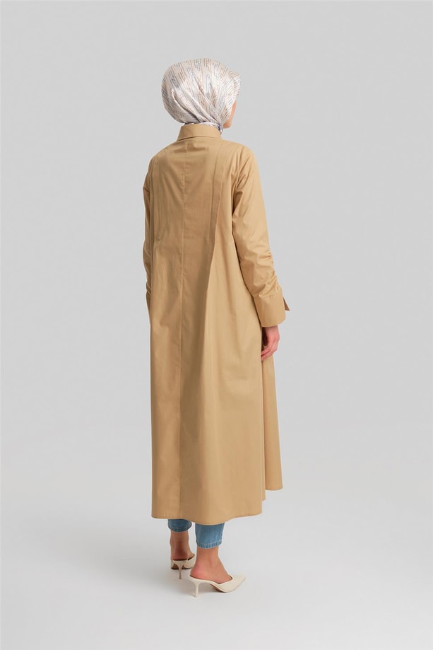 Armine Oversize Tunik Elbise 24Y4105 Bej
