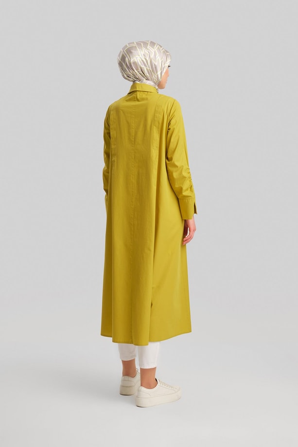 Armine Oversize Tunik Elbise 24Y4105 Safran