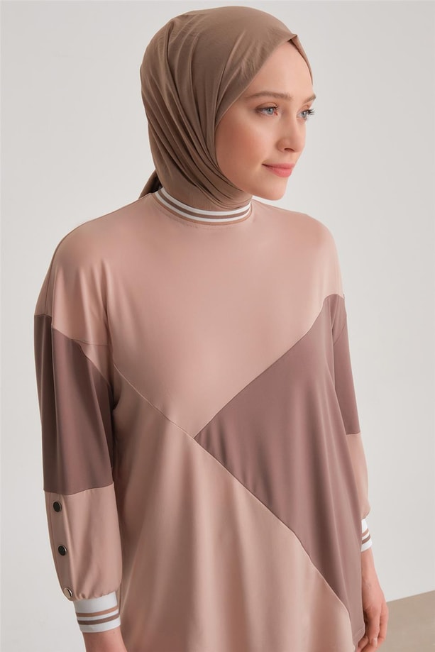 Armine Pantolonlu Takım 24YD4414 Kahverengi