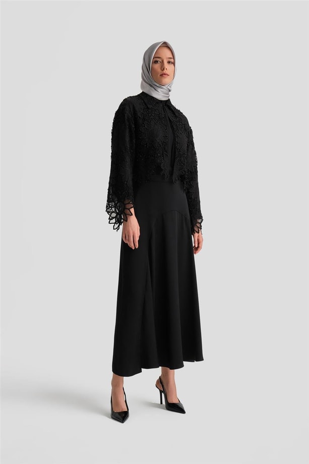 Armine Güpür 24Y5418 Siyah