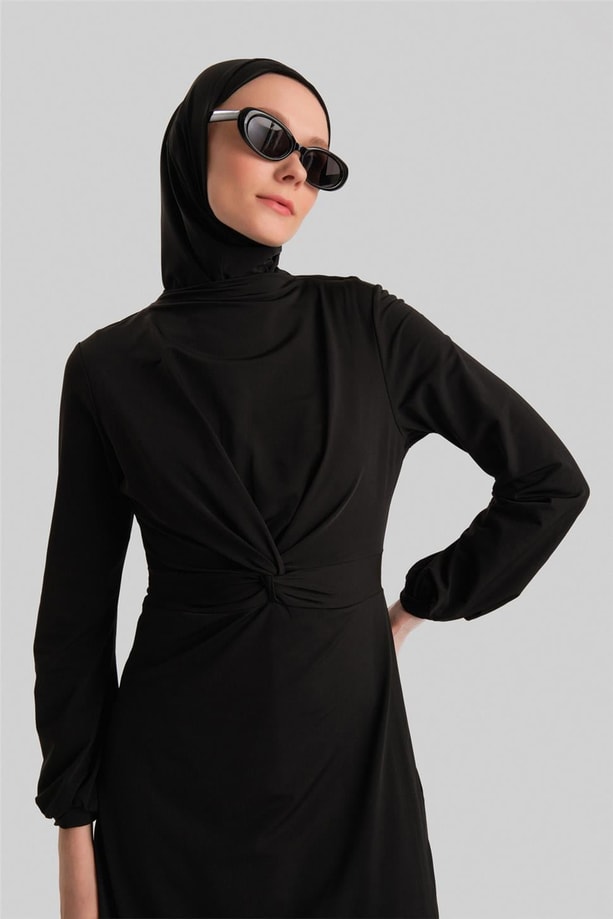 Armine Tesettür Mayo 24YD8607 Siyah