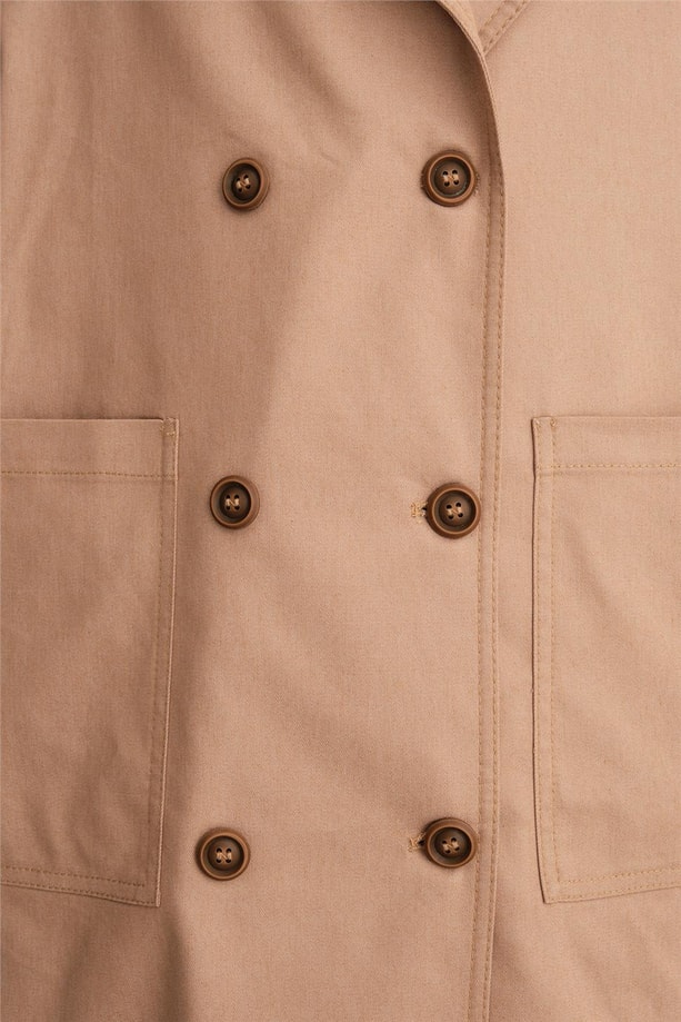 Armine Denim Overzie Trençkot 24Y8708 Camel