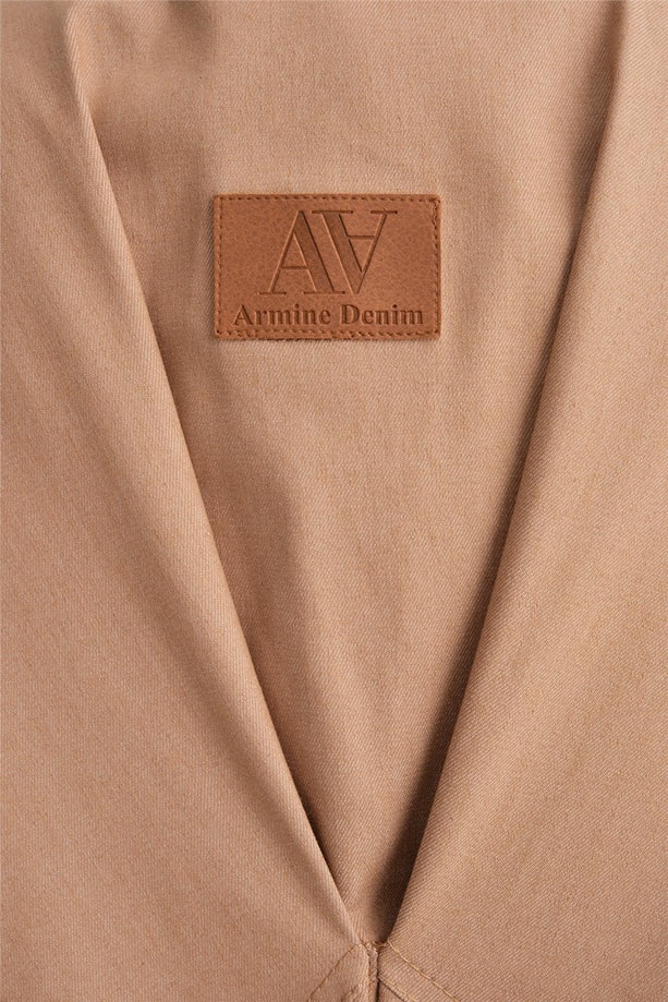 Armine Denim Overzie Trençkot 24Y8708 Camel