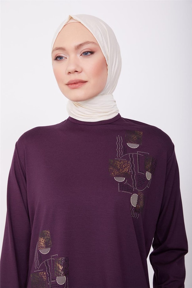 Armine Penye 24YD9002 Mürdüm