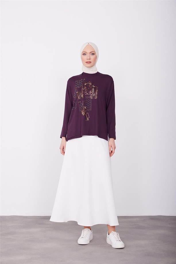 Armine Penye 24YD9003 Mürdüm