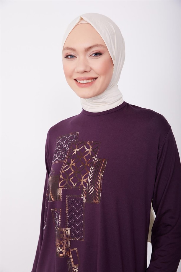 Armine Penye 24YD9003 Mürdüm