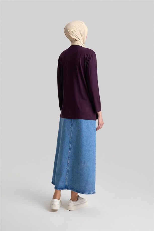 Armine Penye 24YD9008 Mürdüm