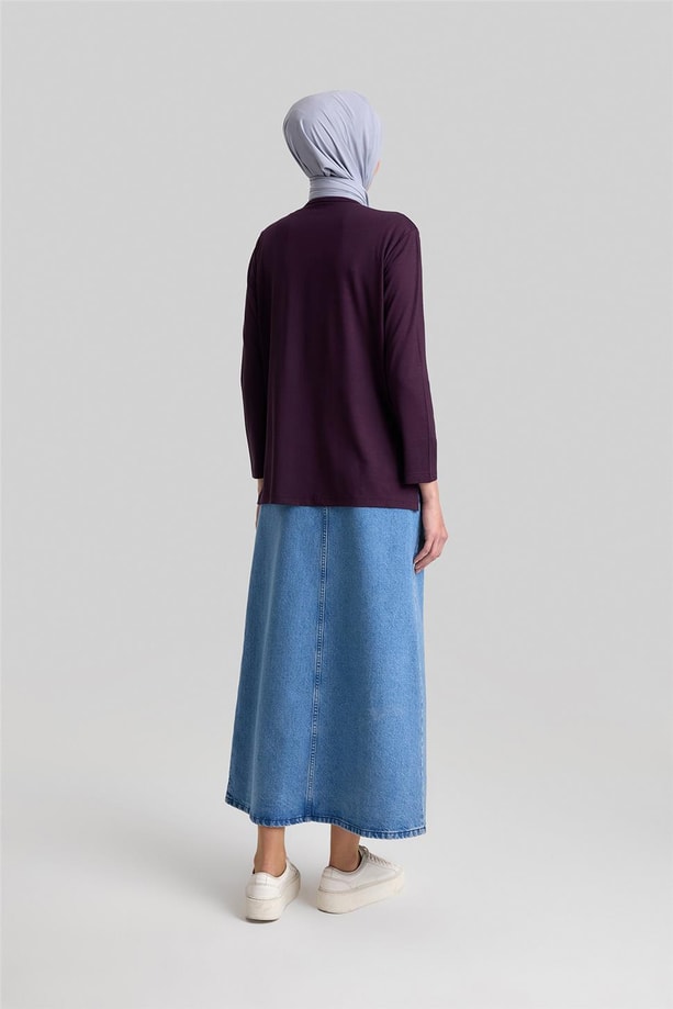 Armine Penye 24YD9023 Mürdüm