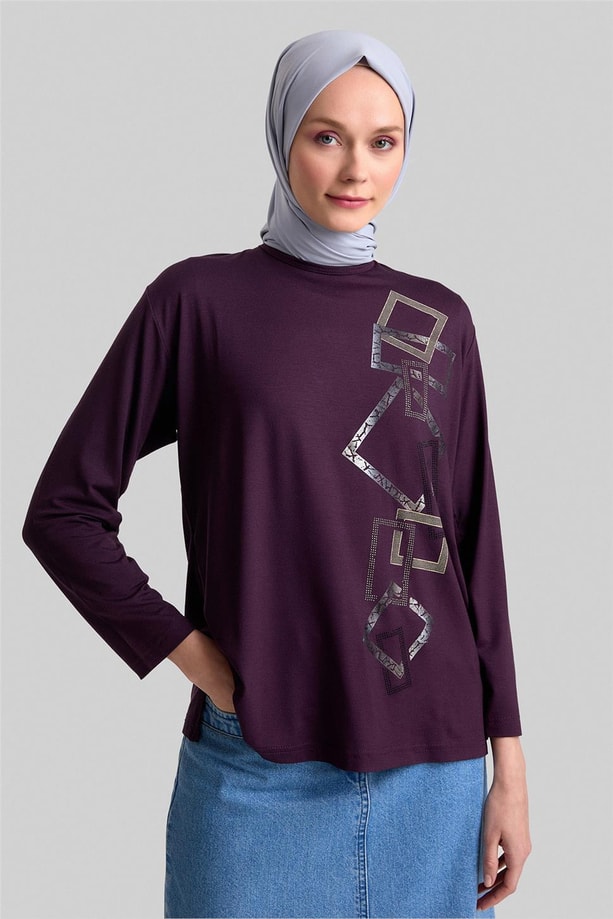 Armine Penye 24YD9024 Mürdüm