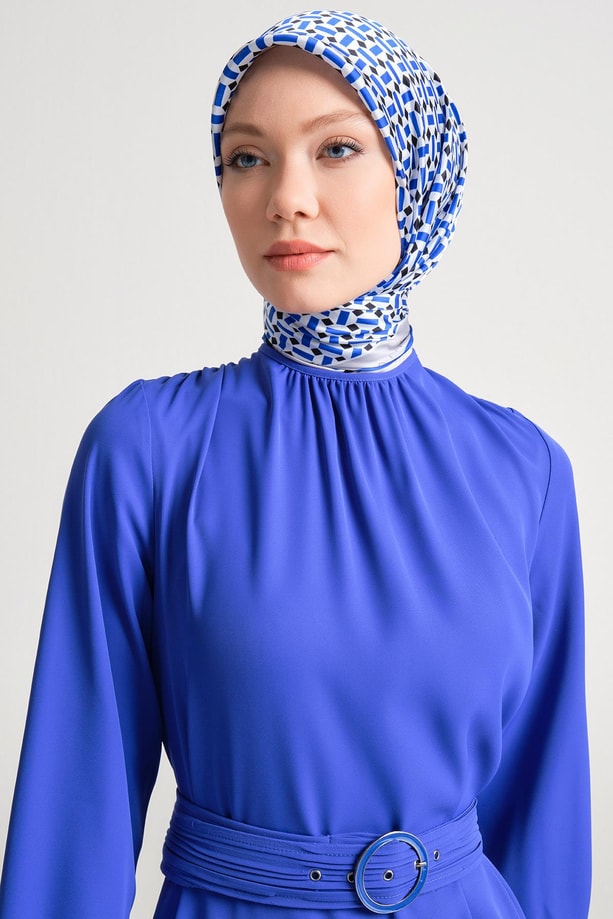 Armine Pilise Detaylı Elbise 24Y9721 Morcivert