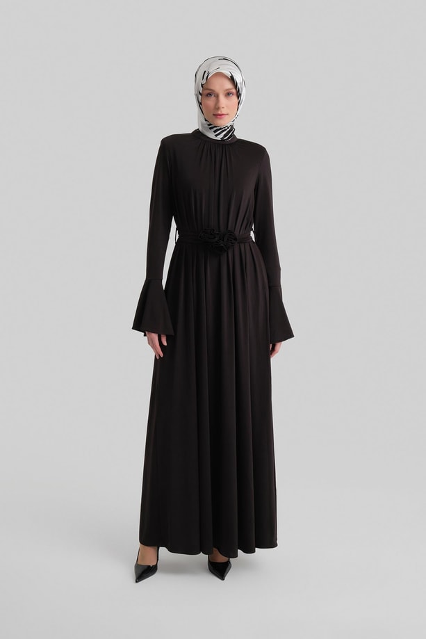 Armine Vatkalı Elegance Elbise 24Y9823 Siyah