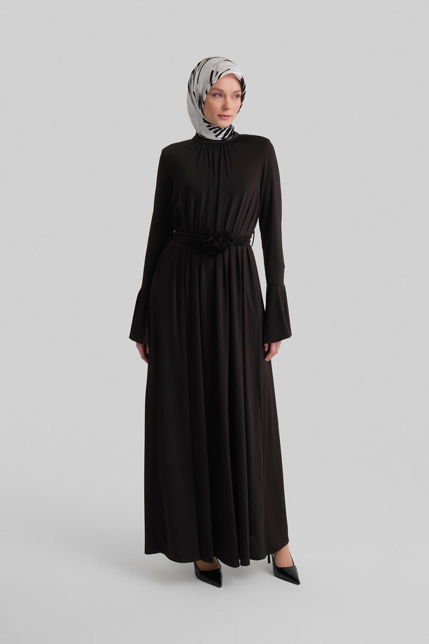 Armine Vatkalı Elegance Elbise 24Y9823 Siyah
