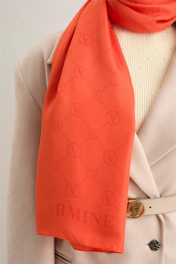 Armine Trend İnci Monogram Şal 2 11 14