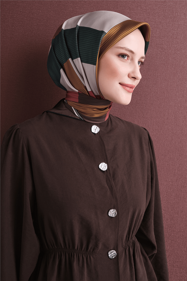 Armine Saf İpek Twill Eşarp 9610D 80