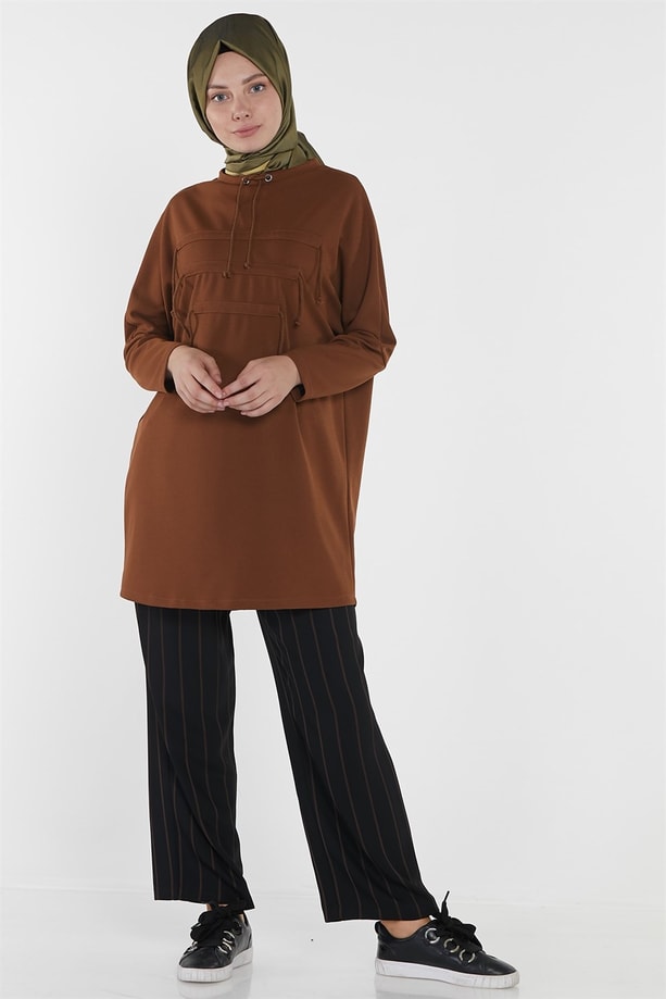 Armine Pantolon 18Ka2617 Kahverengi