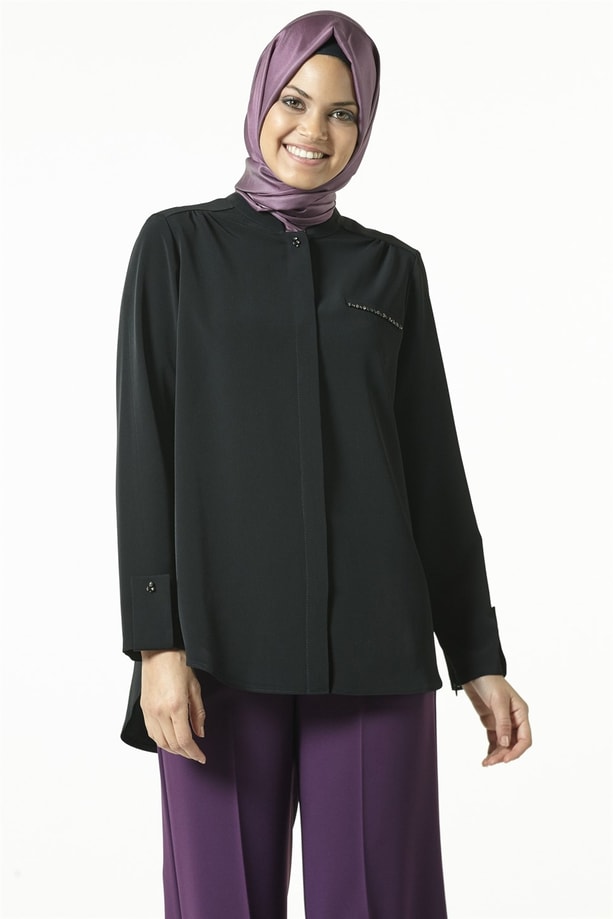 Armine Gömlek 18Ka3550 Siyah