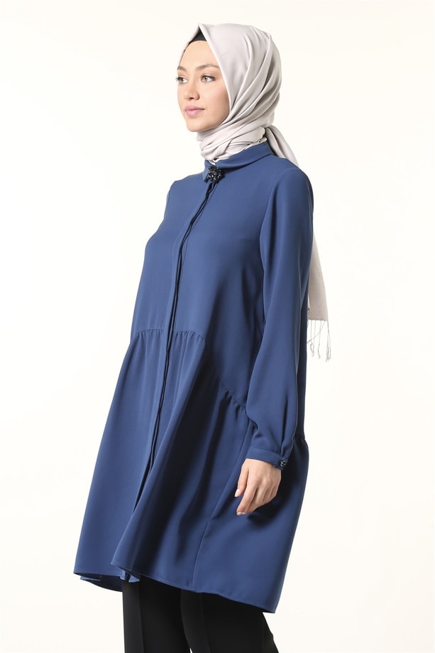 Armine Tunik 18Ka4722 İndigo