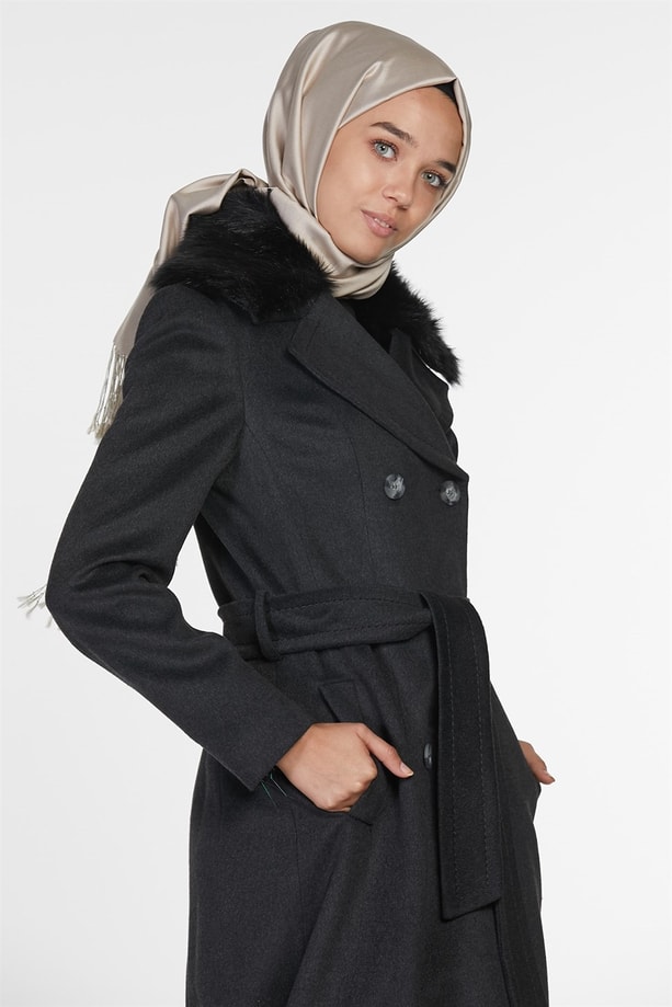 Armine Manto 18Ka8666 Antrasit