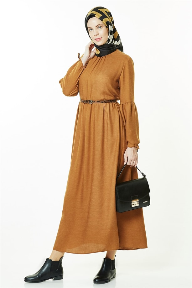 Armine Elbise 18Ka9607 Taba