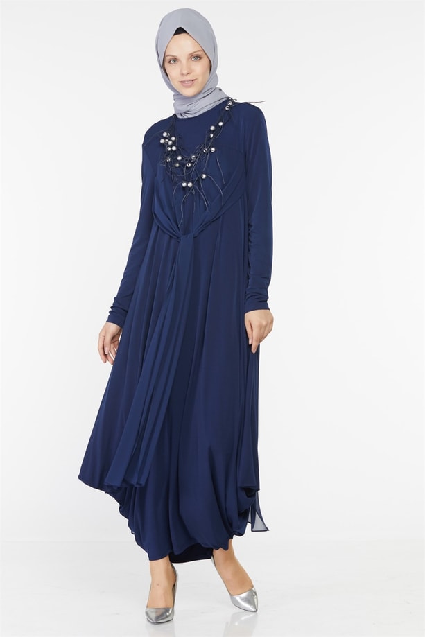 Armine Elbise 18Ka9629 Lacivert