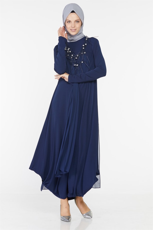 Armine Elbise 18Ka9629 Lacivert