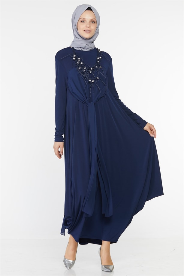 Armine Elbise 18Ka9629 Lacivert