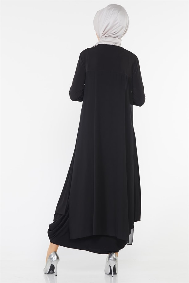 Armine Elbise 18Ka9629 Siyah
