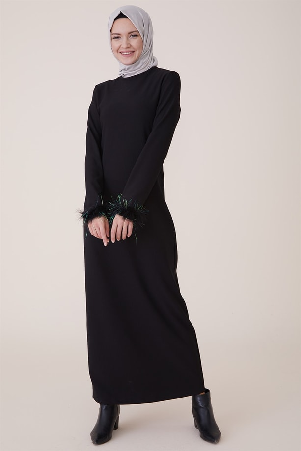 Armine Elbise 18Ka9635 Siyah