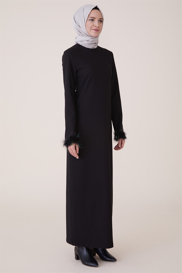 Armine Elbise 18Ka9635 Siyah