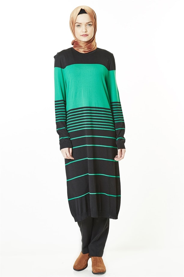 Armine Tunik 18Ka1154 Benetton Yeşili