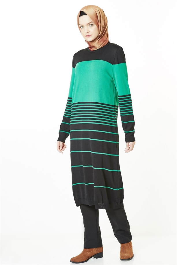 Armine Tunik 18Ka1154 Benetton Yeşili