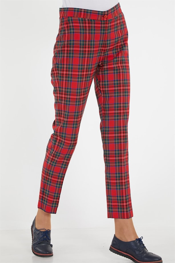 Armine Pantolon 18Ka6505 Kırmızı