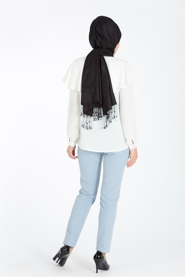 Armine Pantolon 18Ya2546 Gri Mavi