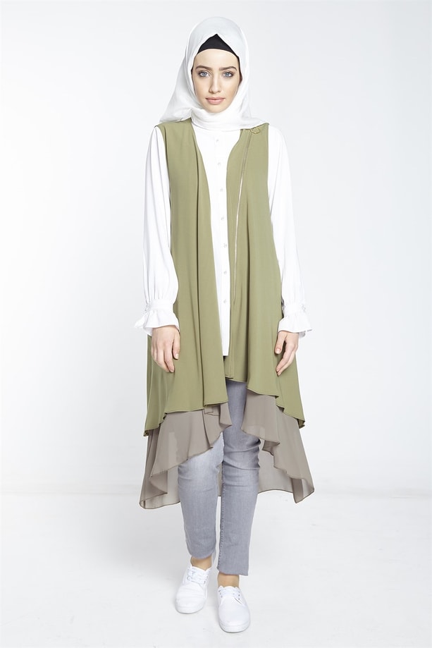 Armine Yelek 18Ya4404 Haki