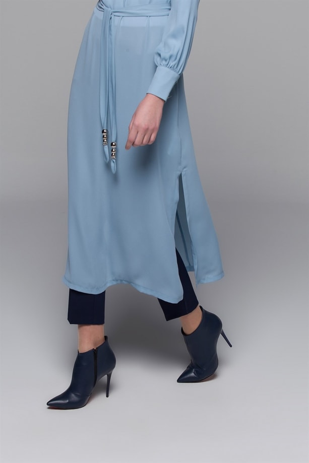 Armine Tunik 18Ya4529 Gri Mavi