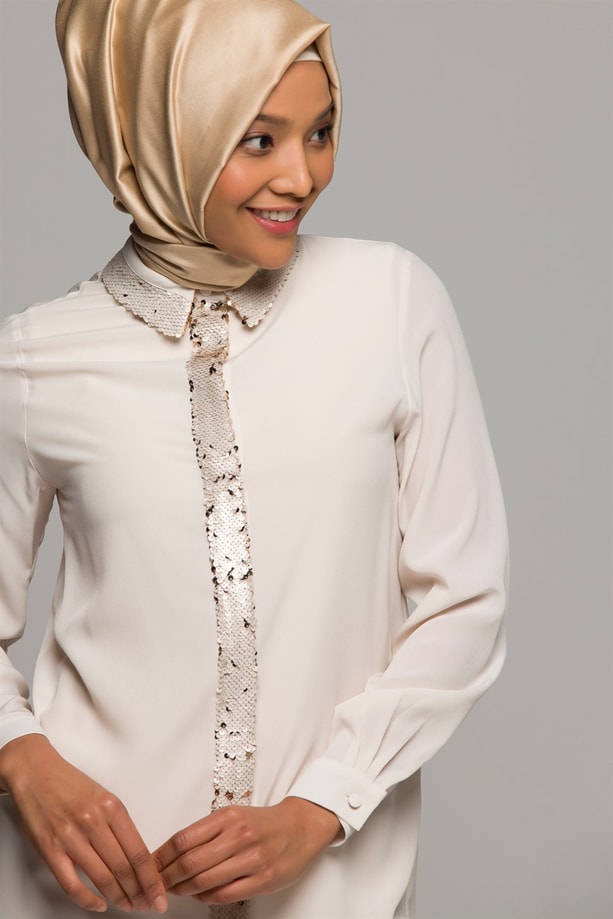 Armine Tunik 18Ya4558 Vanilya