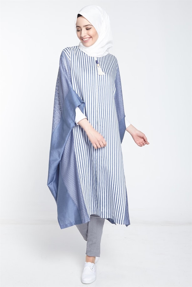 Armine Tunik 18Ya4659 İndigo