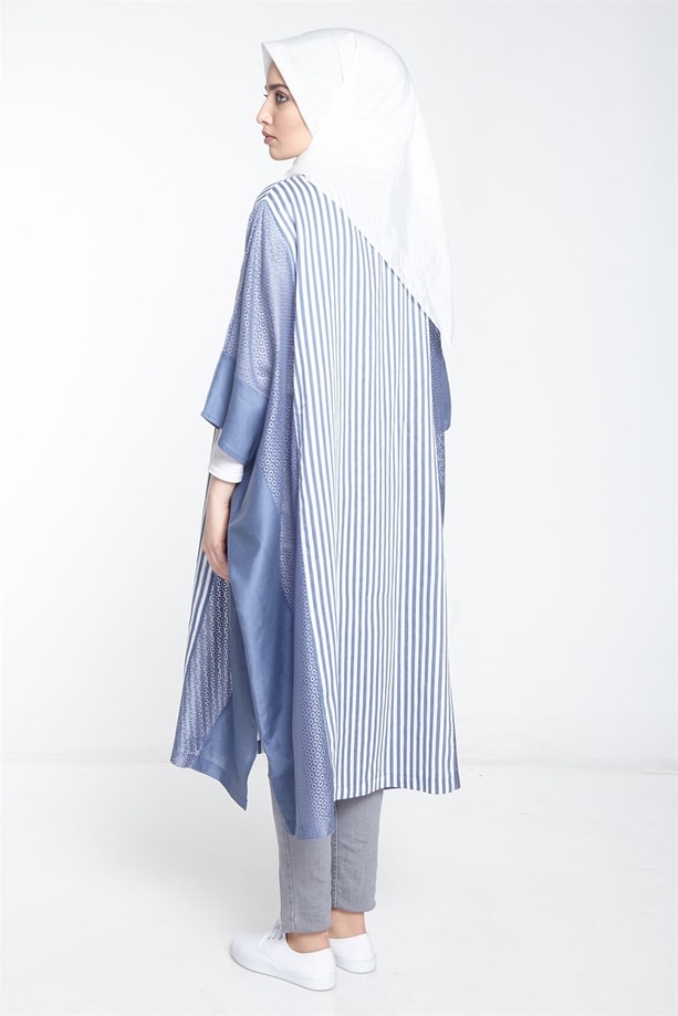 Armine Tunik 18Ya4659 İndigo