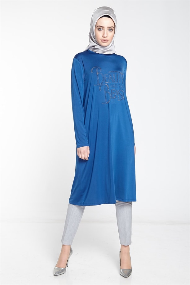 Armine Tunik 18Ya4754 İndigo