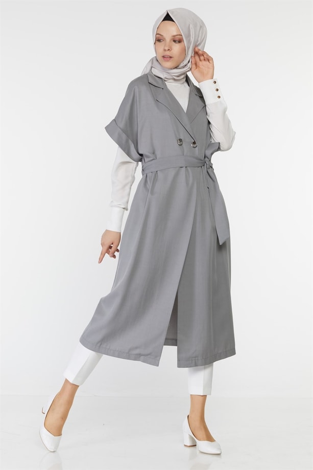 Armine Hırka 18Ya5719 Gri
