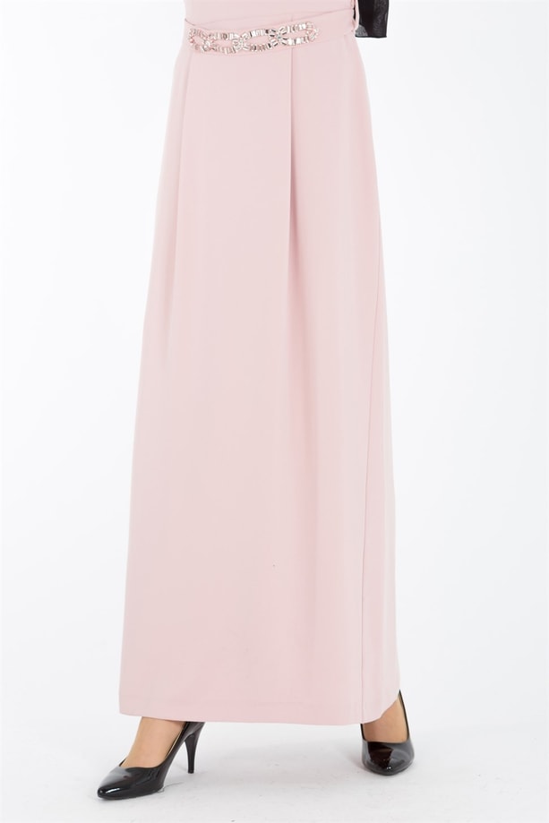 Armine Elbise 18Ya9554 Pudra