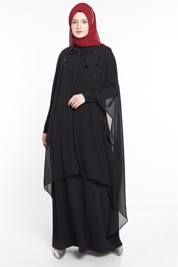 Armine Elbise 18Ya9566 Siyah