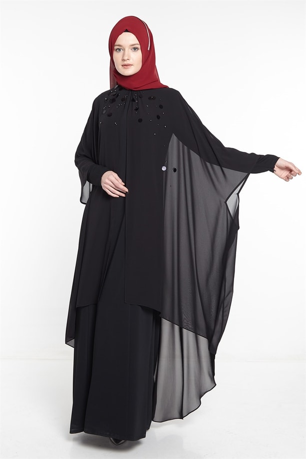 Armine Elbise 18Ya9566 Siyah