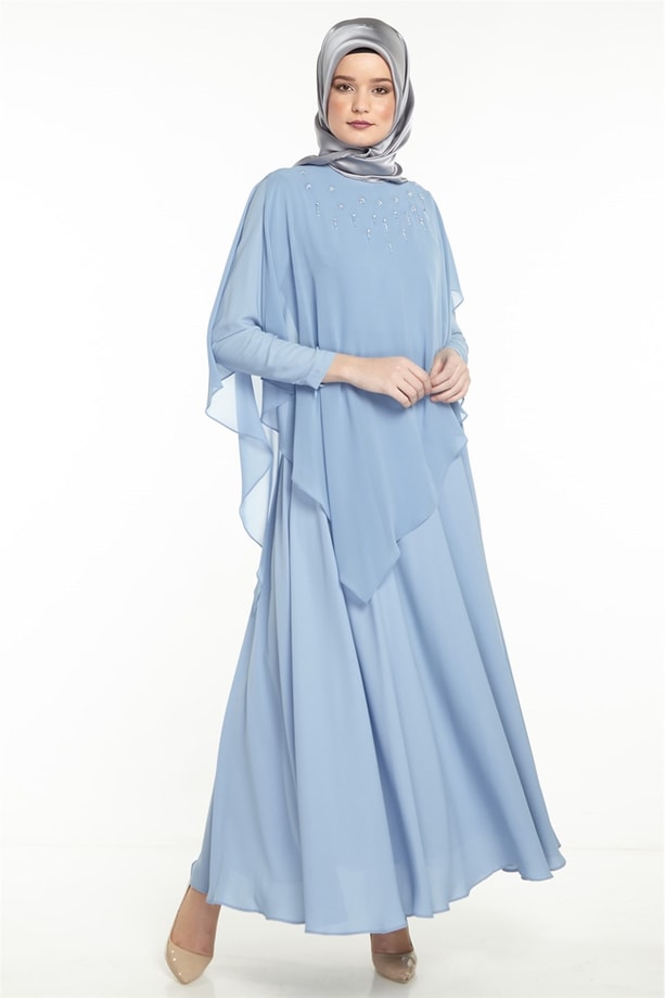 Armine Elbise 18Ya9584 Mavi