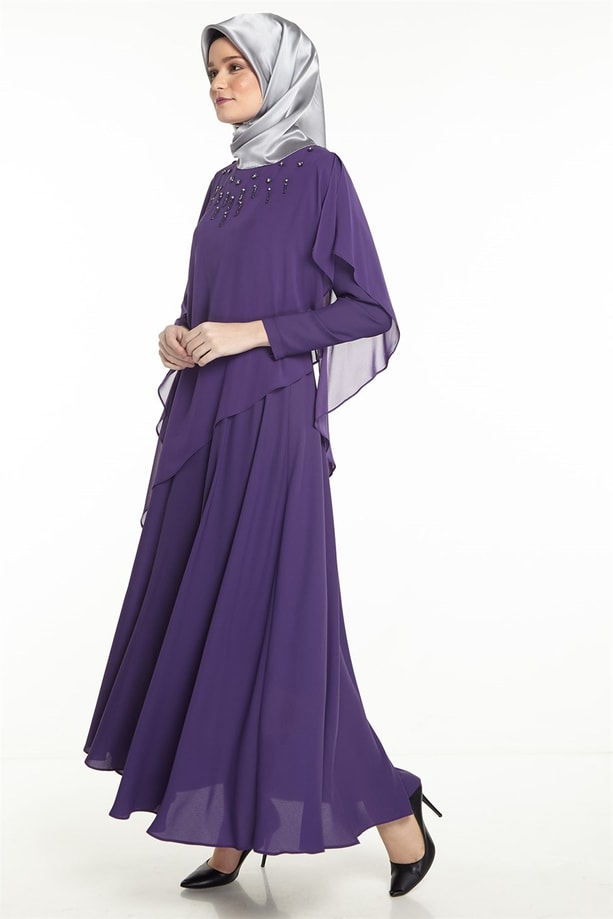 Armine Elbise 18Ya9584 Mor
