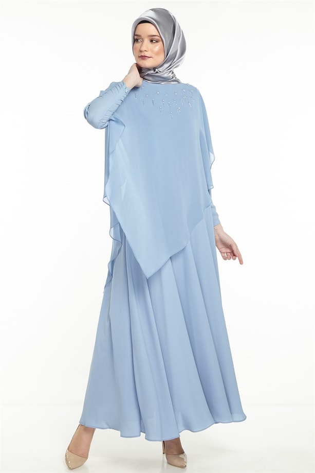 Armine Elbise 18Ya9584 Mavi