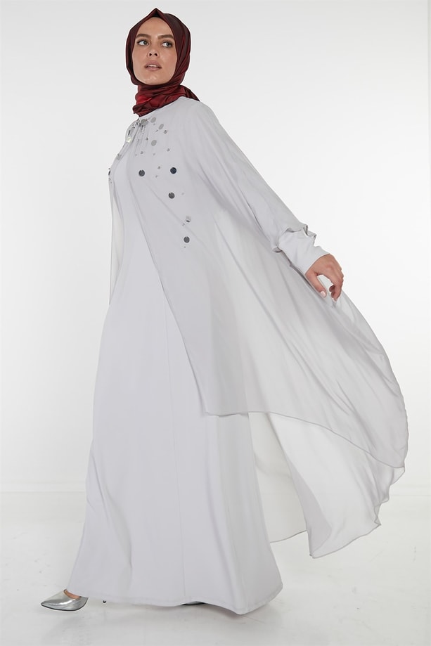 Armine Elbise 18Ya9594 Gri