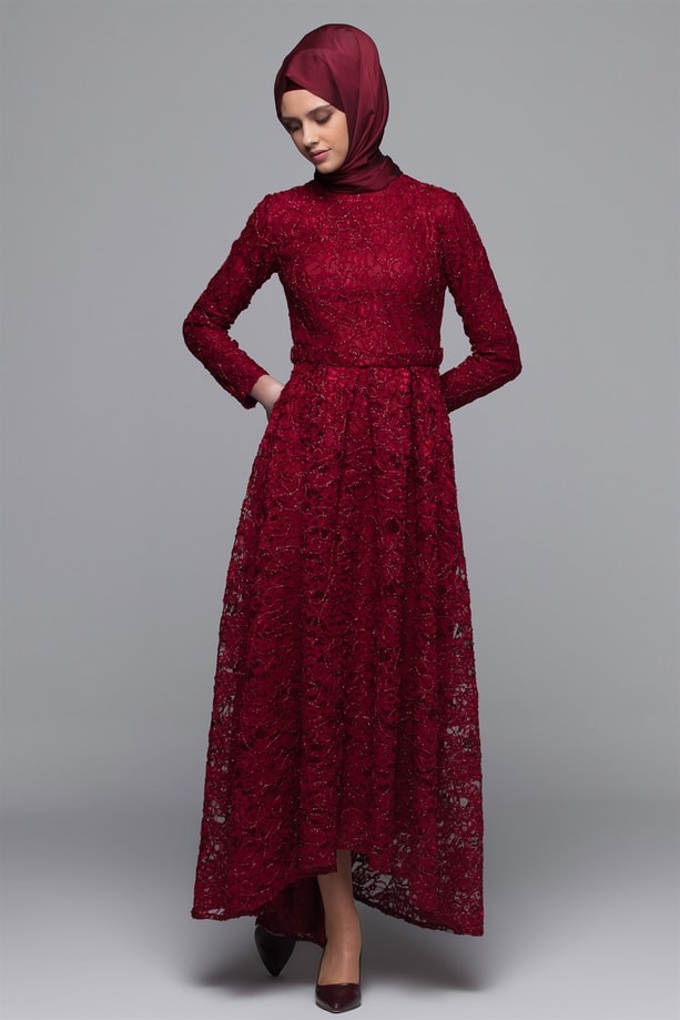 Armine Abiye Elbise 18Ya1625 Gül