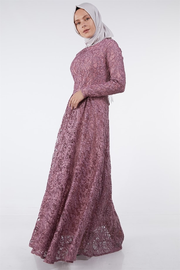 Armine Abiye Elbise 18Ya1625 Gülkurusu